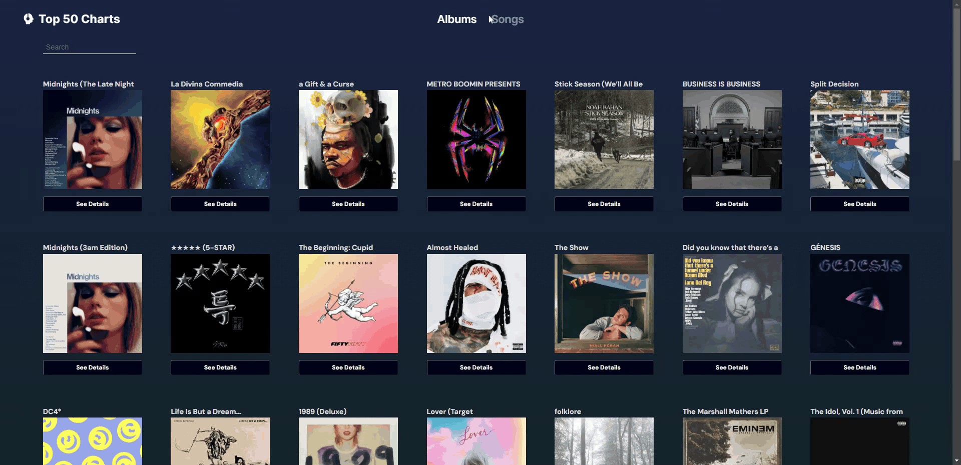 Music Website